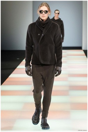 Emporio Armani Menswear Fall Winter 2015 Collection Milan Fashion Week 017