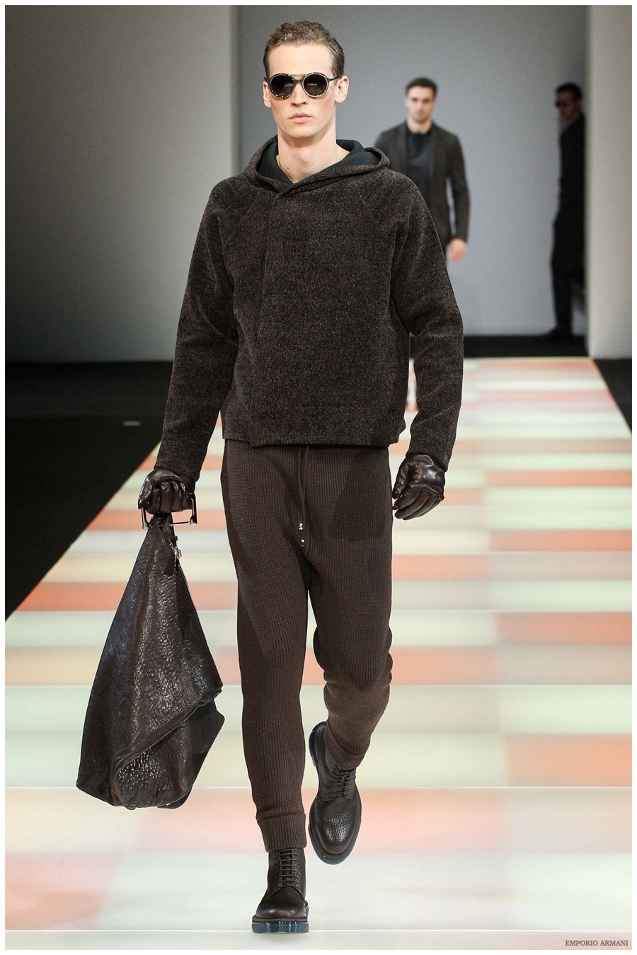 Emporio Armani Menswear Fall Winter 2015 Collection Milan Fashion Week
