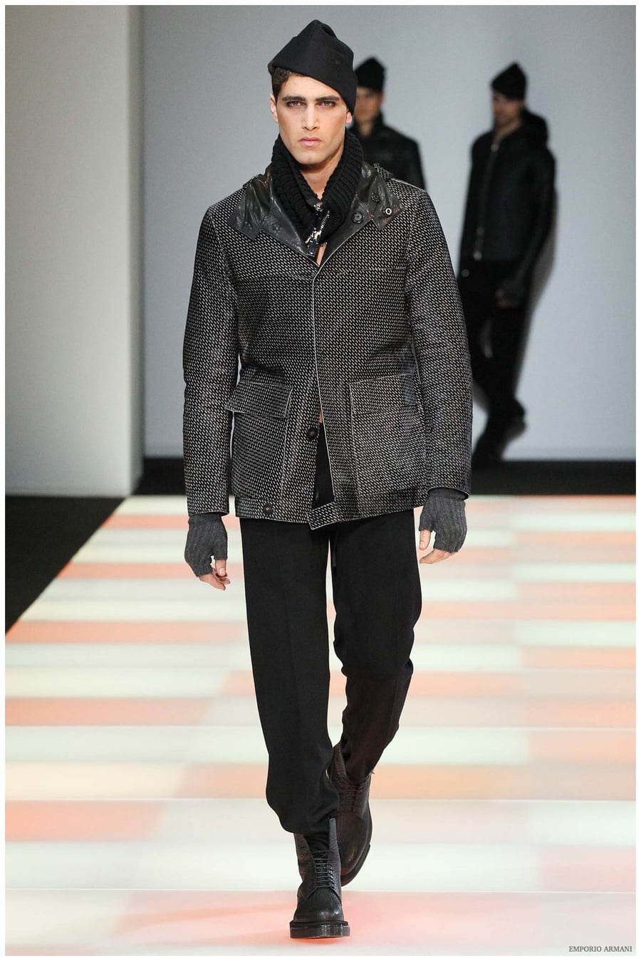 Emporio Armani Menswear Fall Winter 2015 Collection Milan Fashion Week