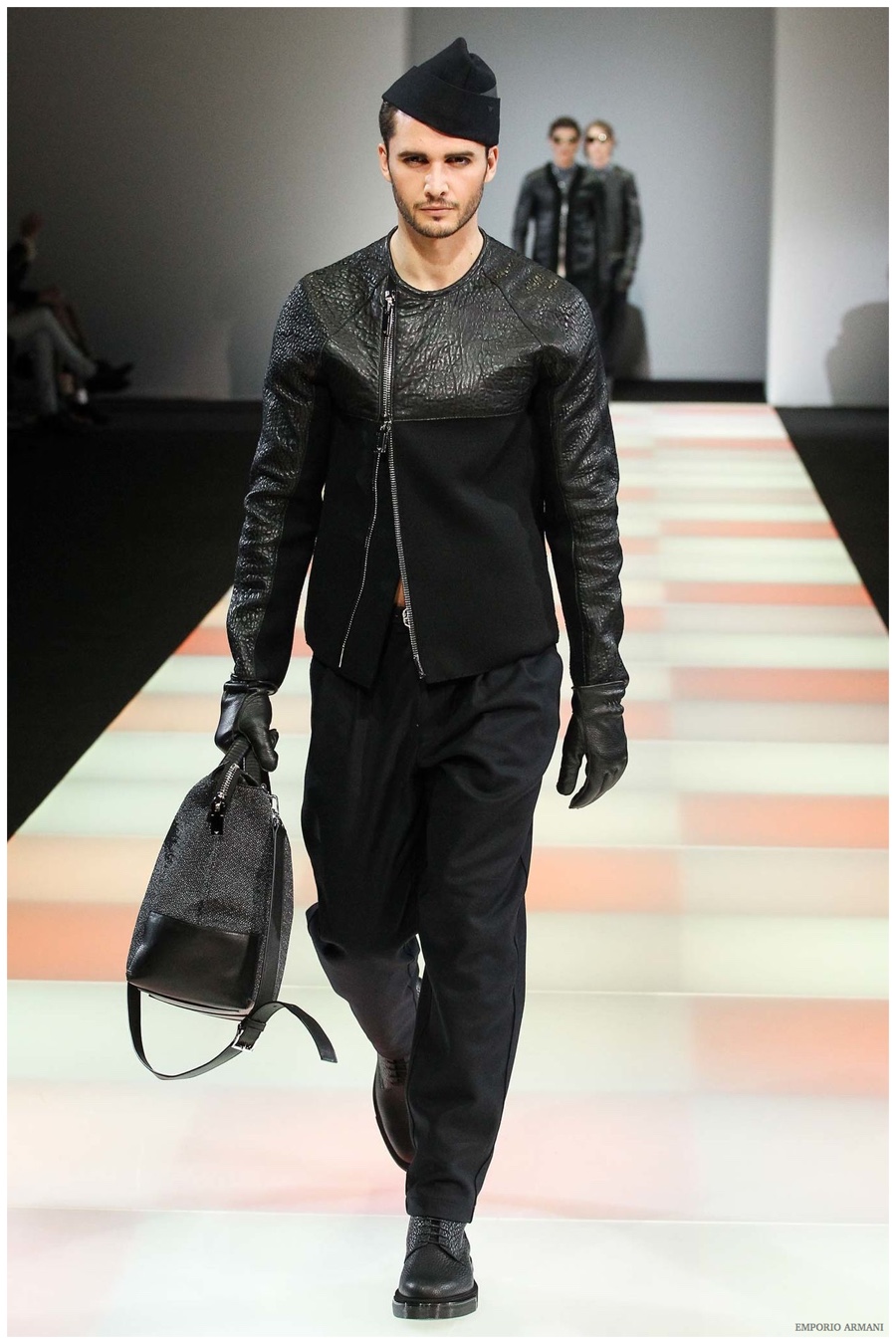 Emporio Armani Menswear Fall Winter 2015 Collection Milan Fashion Week