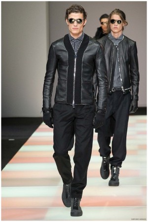 Emporio Armani Menswear Fall Winter 2015 Collection Milan Fashion Week 024