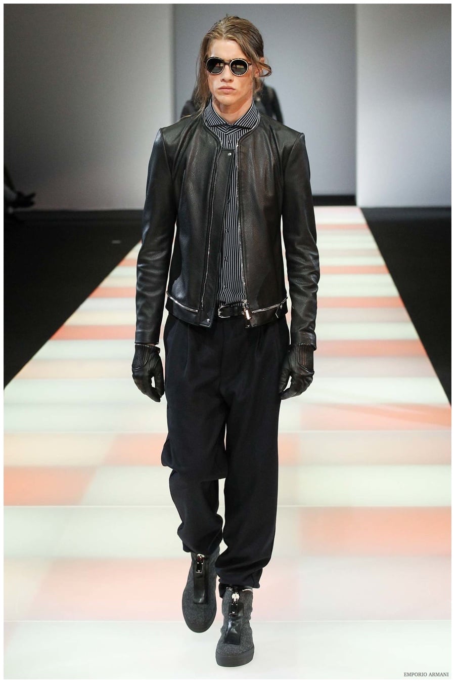 Emporio Armani Menswear Fall Winter 2015 Collection Milan Fashion Week