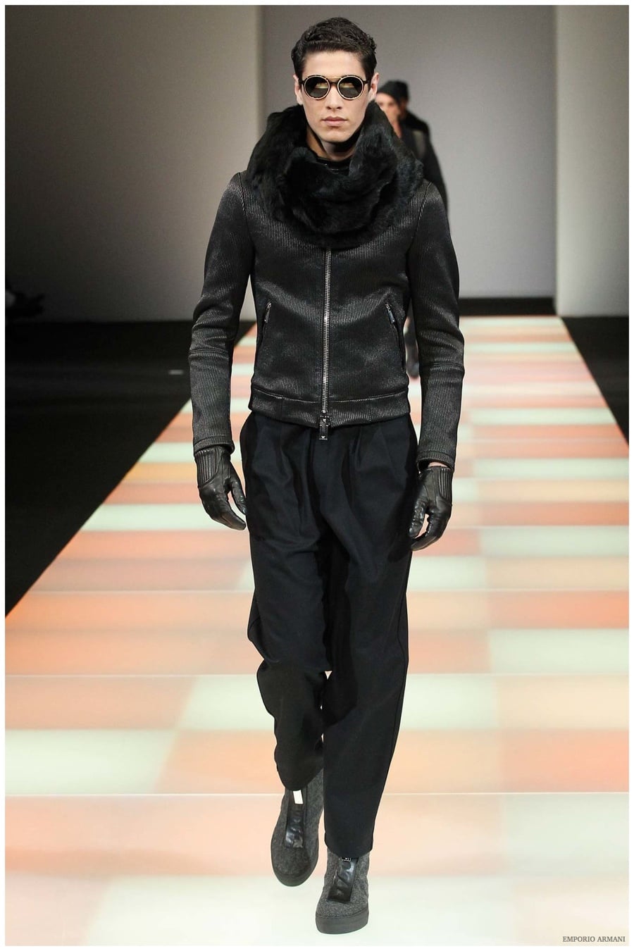 Emporio Armani Menswear Fall Winter 2015 Collection Milan Fashion Week