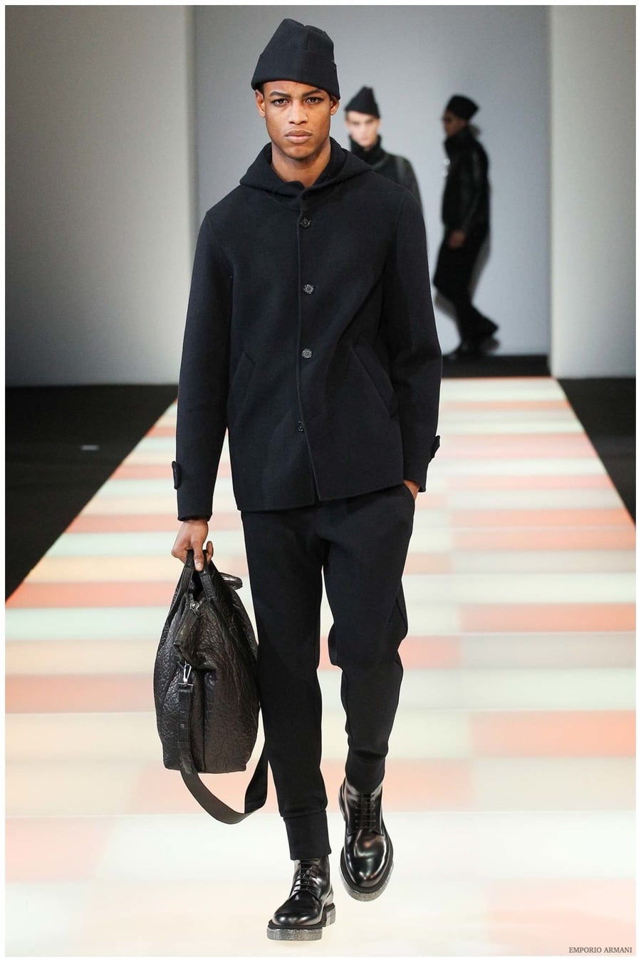 Emporio Armani Menswear Fall Winter 2015 Collection Milan Fashion Week