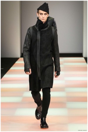 Emporio Armani Menswear Fall Winter 2015 Collection Milan Fashion Week 029