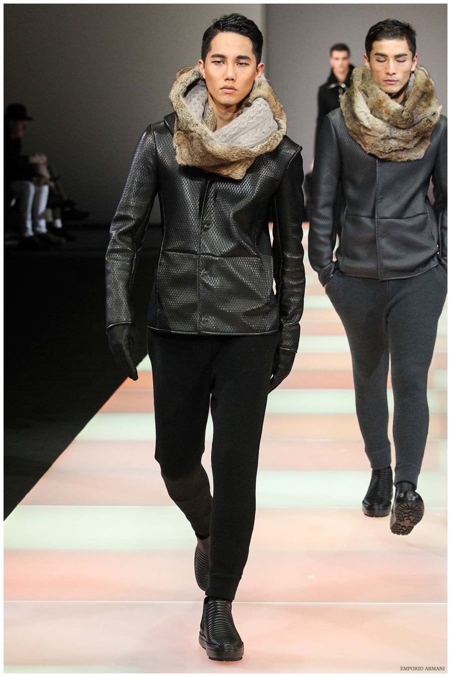 Emporio Armani Menswear Fall Winter 2015 Collection Milan Fashion Week