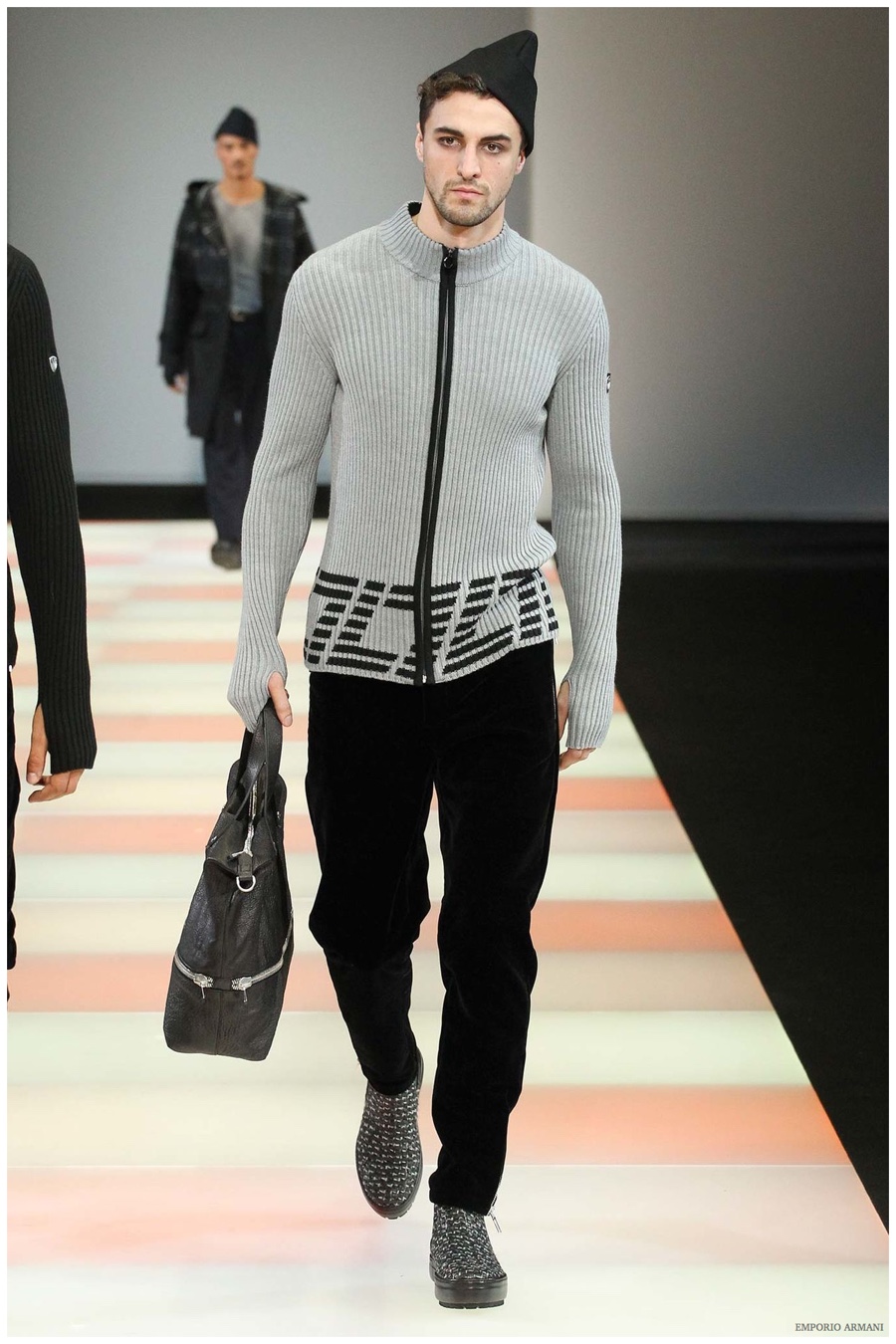 Emporio Armani Menswear Fall Winter 2015 Collection Milan Fashion Week