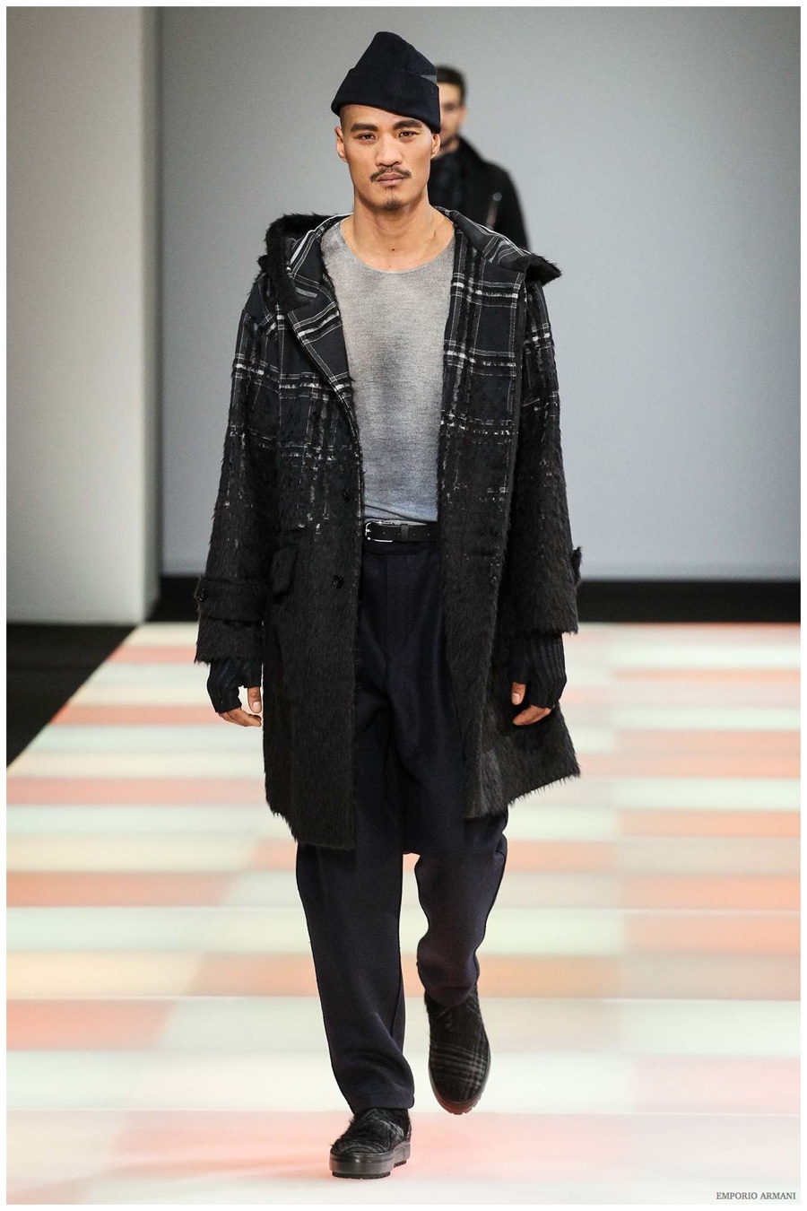 Emporio Armani Menswear Fall Winter 2015 Collection Milan Fashion Week