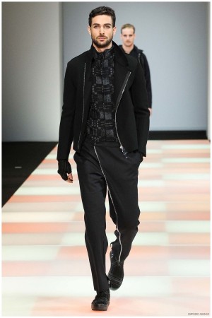 Emporio Armani Menswear Fall Winter 2015 Collection Milan Fashion Week 043