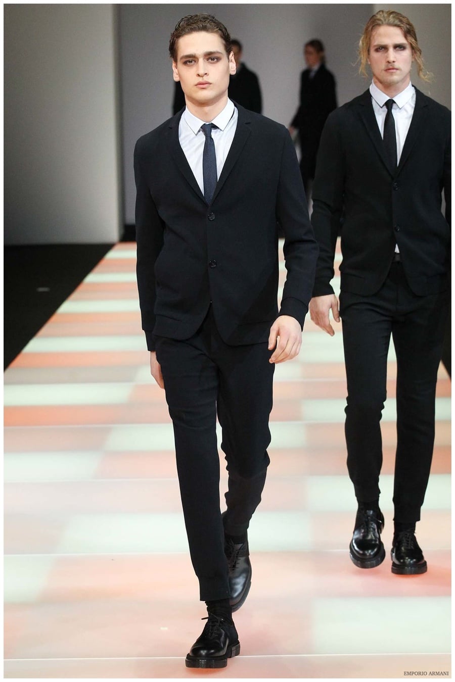 Emporio Armani Menswear Fall Winter 2015 Collection Milan Fashion Week