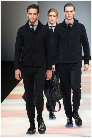 Emporio Armani Menswear Fall Winter 2015 Collection Milan Fashion Week 052