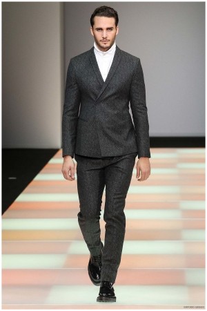 Emporio Armani Menswear Fall Winter 2015 Collection Milan Fashion Week 053