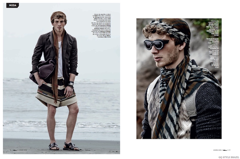 Eric Carvalho is 'Mad Max' for GQ Style Brasil
