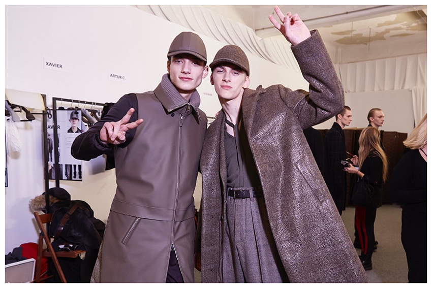 Behind the Scenes: Ermenegildo Zegna Couture Fall/Winter 2015 Show Backstage Photos