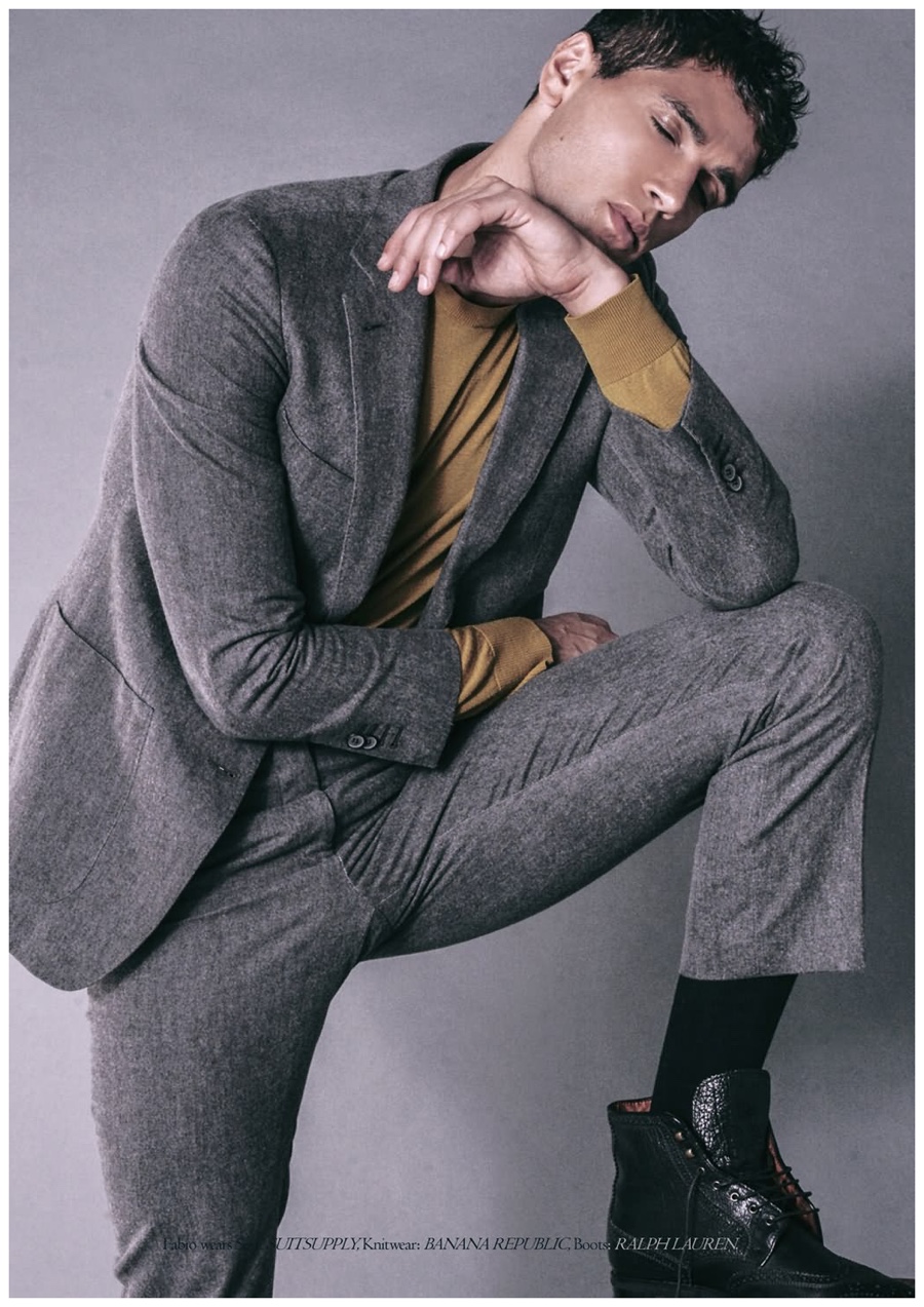 Fabio Mancini Stars in Lab A4 Shoot