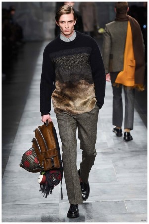 Fendi Men Fall Winter 2015 Collection Milan Fashion Week 012
