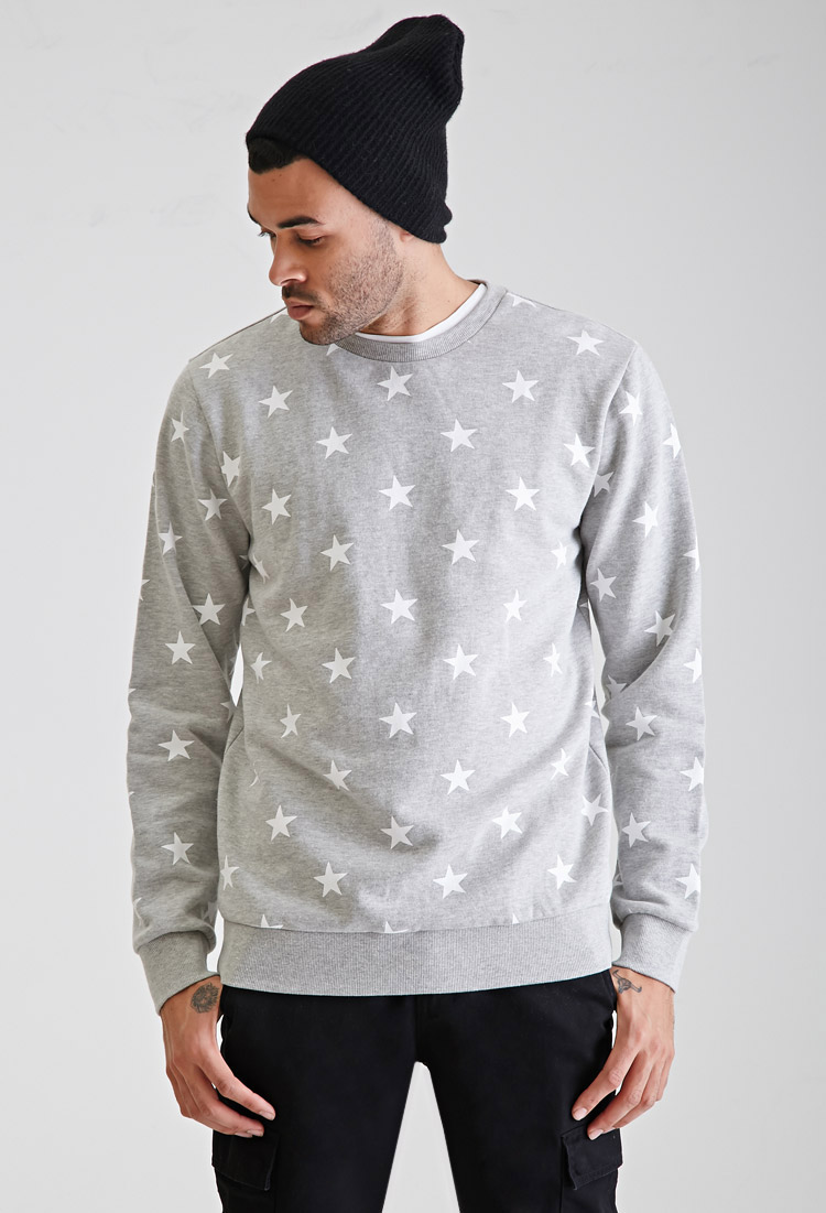 Star Print Sweatshirt