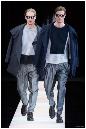 Giorgio Armani Menswear Fall Winter 2015 Collection Milan Fashion Week 002