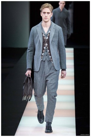 Giorgio Armani Menswear Fall Winter 2015 Collection Milan Fashion Week 006