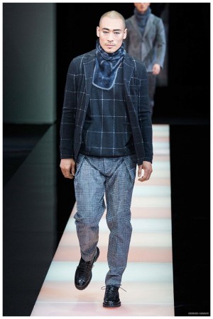 Giorgio Armani Menswear Fall Winter 2015 Collection Milan Fashion Week 008