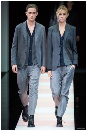Giorgio Armani Menswear Fall Winter 2015 Collection Milan Fashion Week 011