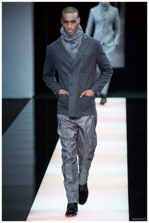 Giorgio Armani Menswear Fall Winter 2015 Collection Milan Fashion Week 013