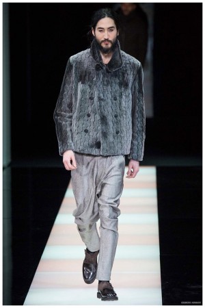 Giorgio Armani Menswear Fall Winter 2015 Collection Milan Fashion Week 019