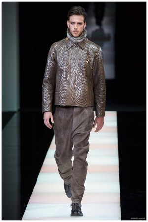 Giorgio Armani Menswear Fall Winter 2015 Collection Milan Fashion Week 021
