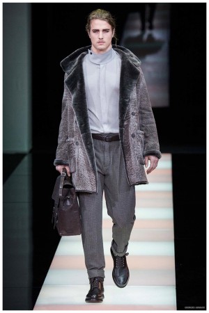 Giorgio Armani Menswear Fall Winter 2015 Collection Milan Fashion Week 022