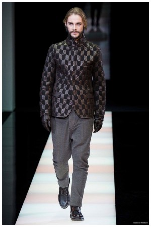 Giorgio Armani Menswear Fall Winter 2015 Collection Milan Fashion Week 023