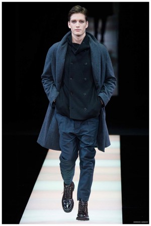 Giorgio Armani Menswear Fall Winter 2015 Collection Milan Fashion Week 025