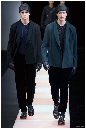 Giorgio Armani Menswear Fall Winter 2015 Collection Milan Fashion Week 029