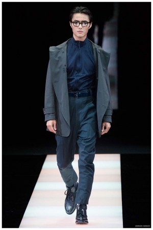 Giorgio Armani Menswear Fall Winter 2015 Collection Milan Fashion Week 033