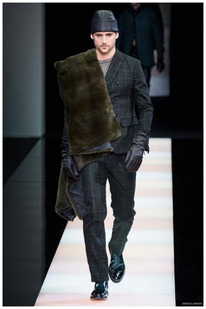 Giorgio Armani Menswear Fall Winter 2015 Collection Milan Fashion Week 034