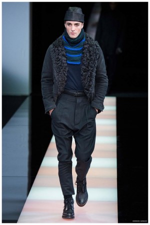 Giorgio Armani Menswear Fall Winter 2015 Collection Milan Fashion Week 038