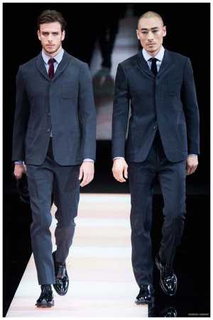 Giorgio Armani Menswear Fall Winter 2015 Collection Milan Fashion Week 046