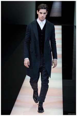 Giorgio Armani Menswear Fall Winter 2015 Collection Milan Fashion Week 048