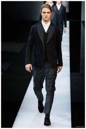 Giorgio Armani Menswear Fall Winter 2015 Collection Milan Fashion Week 051