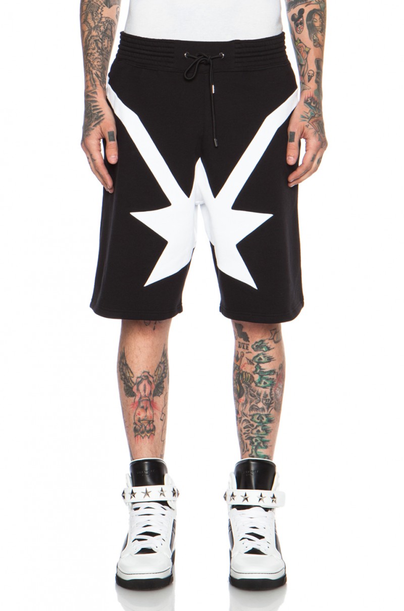 Givenchy-Star-Print-Shorts