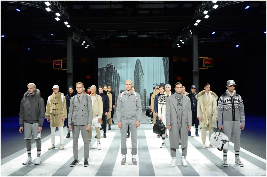 Hogan Delivers Sporty 90s Modernism for Fall/Winter 2015 Menswear Collection