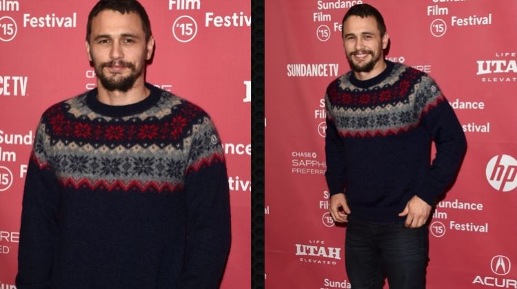 James Franco and Charlie Carver attend the premiere of I Am Michael during the Sundance Film Festival.