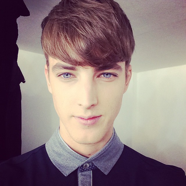 James Smith shares a selfie from the set