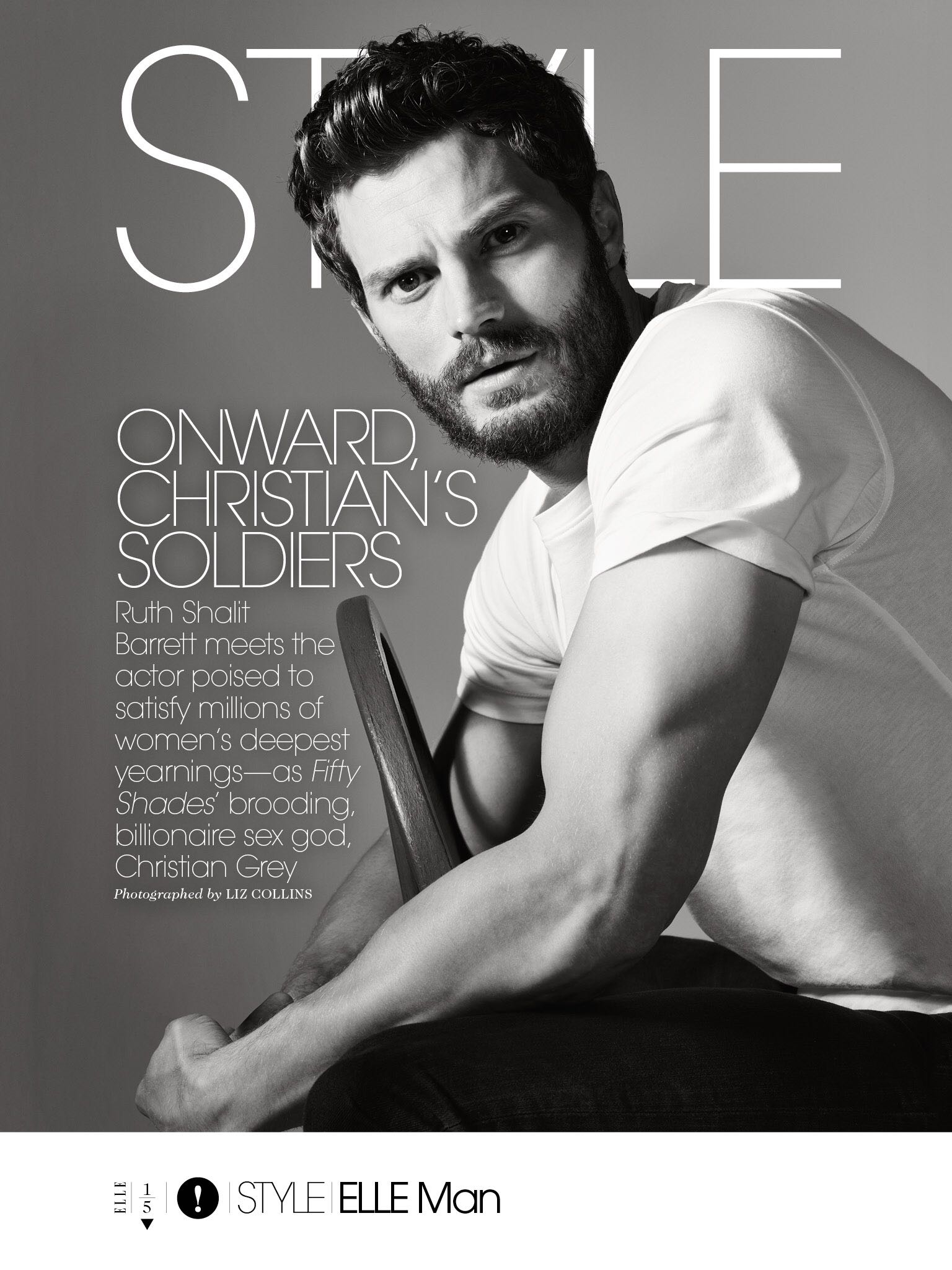 Jamie Dornan Elle Shoot February 2015