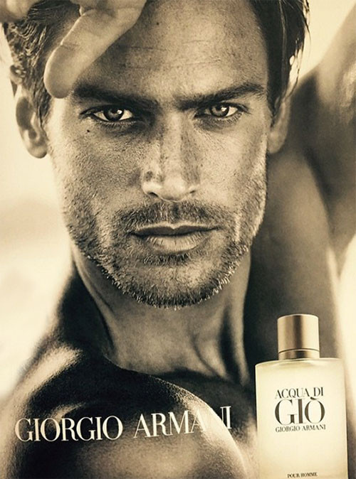 Jason Morgan Acqua Di Gio Giorgio Armani Fragrance Campaign