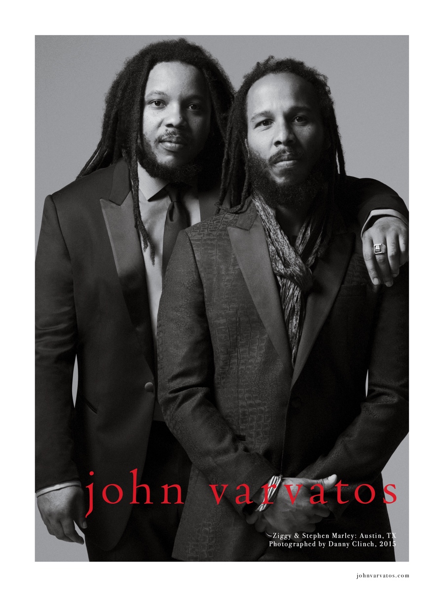 John Varvatos Taps Ziggy & Stephen Marley for Spring/Summer 2015 Campaign