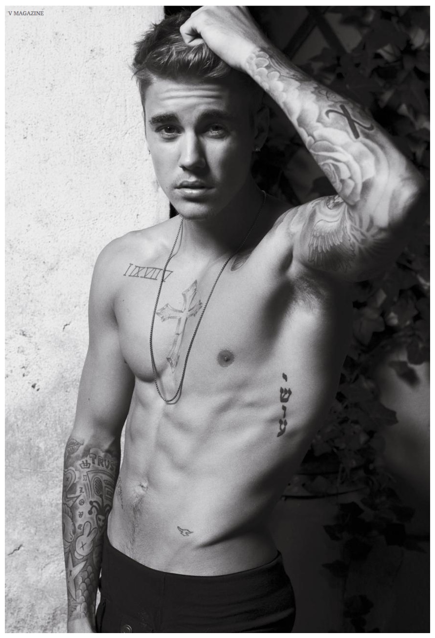 Justin Bieber 2015 V Magazine Shoot Karl Lagerfeld 001