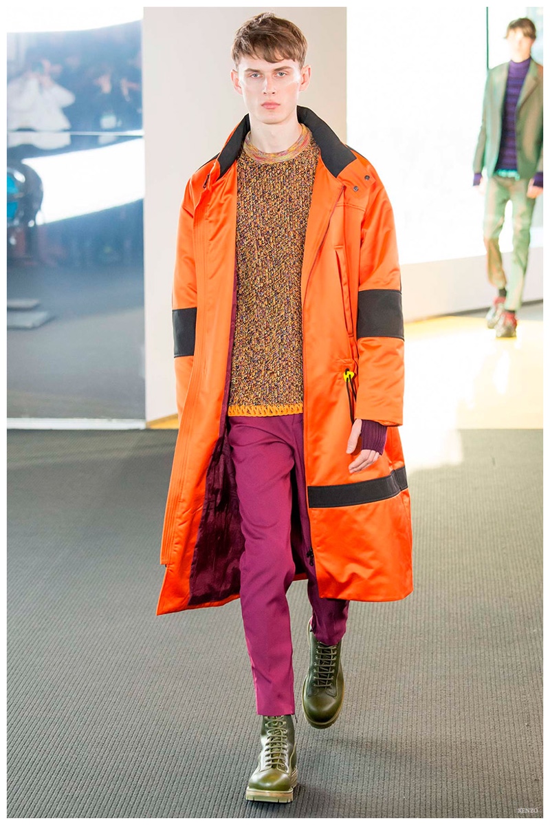 Kenzo Fall/Winter 2015 Menswear Collection Inspired by Stylish Survivor