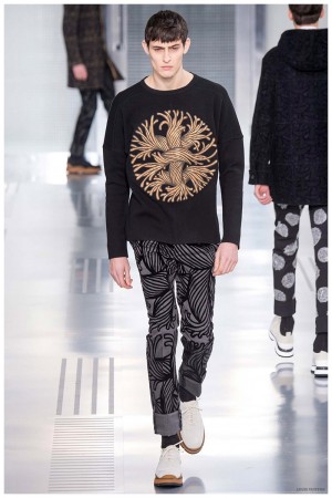 Louis Vuitton's Fall/Winter 2015 Graphic Menswear Collection Inspired by Christopher Nemeth