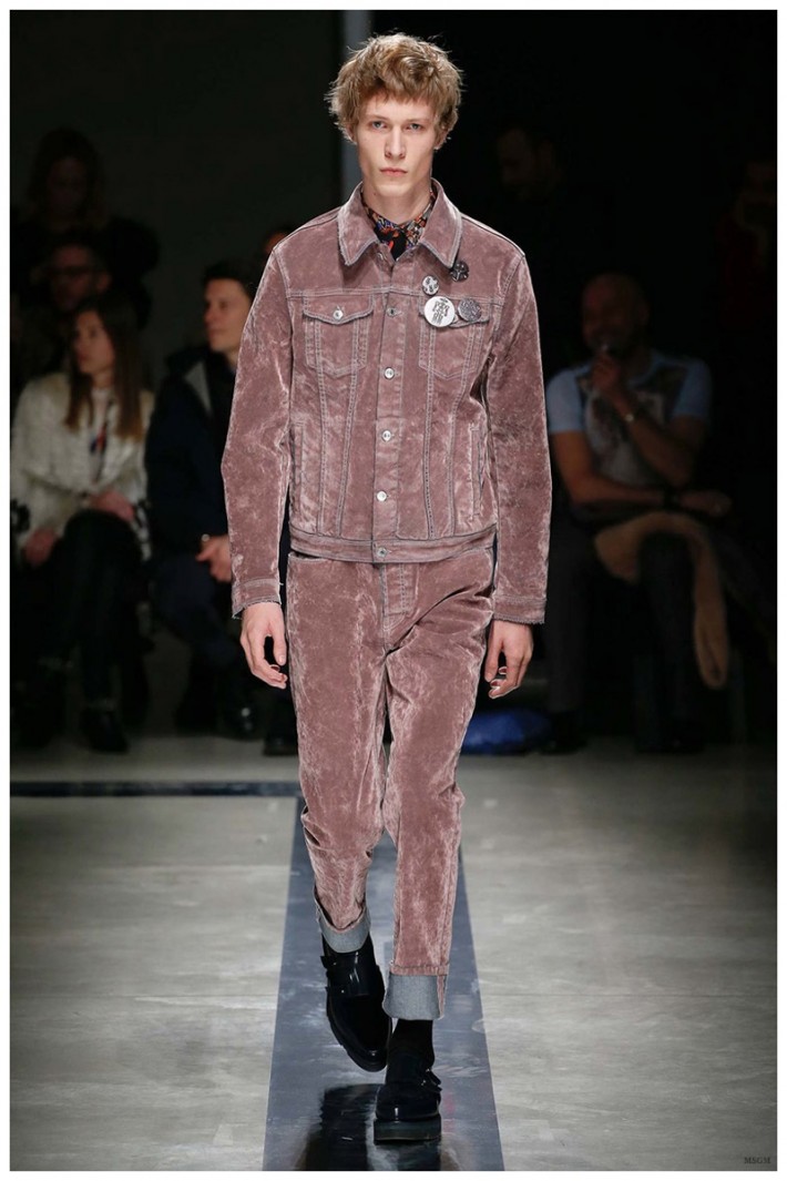 MSGM Fall/Winter 2015 Menswear Collection: Denim Fueled 90s Styles ...