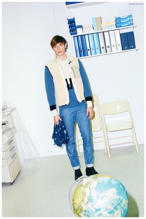 Maison Kitsune Fall Winter 2015 Menswear Collection Look Book 005